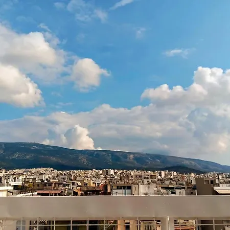 Beautiful And Cosy Rooftop Studio - Fantastic View, Next To Athens Tower-3